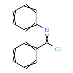 ChemSpider 2D Image | N-PHENYLBENZIMIDOYL CHLORIDE | C13H10ClN