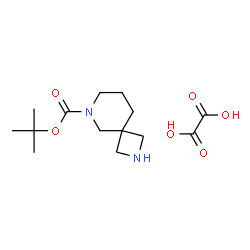 ChemSpider 2D Image | tert-Butyl 2,6-diazaspiro[3.5]nonane-6-carboxylate oxalate | C14H24N2O6