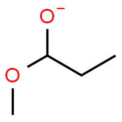 ChemSpider 2D Image | 1-Methoxy-1-propanolate | C4H9O2