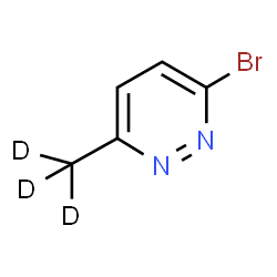 ChemSpider 2D Image | 3-Bromo-6-(~2~H_3_)methylpyridazine | C5H2D3BrN2