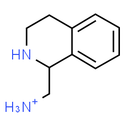 ChemSpider 2D Image | 1,2,3,4-Tetrahydro-1-isoquinolinylmethanaminium | C10H15N2