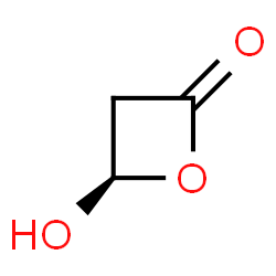 ChemSpider 2D Image | (4R)-4-Hydroxy-2-oxetanone | C3H4O3