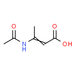 ChemSpider 2D Image | 3-Acetamido-2-butenoic acid | C6H9NO3