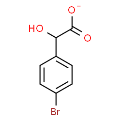 ChemSpider 2D Image | (4-Bromophenyl)(hydroxy)acetate | C8H6BrO3