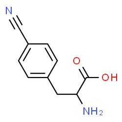ChemSpider 2D Image | 4-Cyano-DL-Phenylalanine | C10H10N2O2