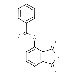ChemSpider 2D Image | 1,3-Dioxo-1,3-dihydro-2-benzofuran-4-yl benzoate | C15H8O5