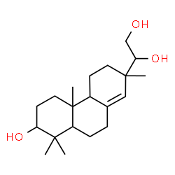 ChemSpider 2D Image | Pimar-8(14)-ene-3,15,16-triol  | C20H34O3