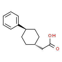 ChemSpider 2D Image | (trans-4-Phenylcyclohexyl)acetic acid | C14H18O2