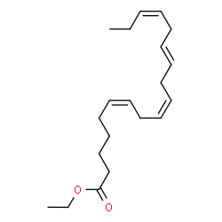 ChemSpider 2D Image | Ethyl (6Z,9Z,12E,15Z)-6,9,12,15-octadecatetraenoate | C20H32O2