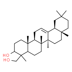 ChemSpider 2D Image | (5xi,18alpha)-Olean-12-ene-3,23-diol | C30H50O2