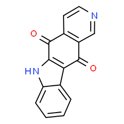 ChemSpider 2D Image | 5H-Pyrido[4,3-b]carbazole-5,11(6H)-dione | C15H8N2O2