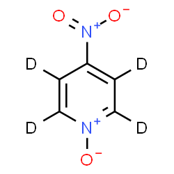 ChemSpider 2D Image | 4-Nitro(~2~H_4_)pyridine 1-oxide | C5D4N2O3