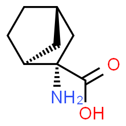 ChemSpider 2D Image | (1S,2S,4S)-2-Aminobicyclo[2.2.1]heptane-2-carboxylic acid | C8H13NO2