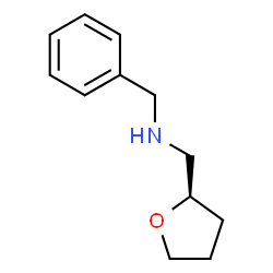 ChemSpider 2D Image | 1-Phenyl-N-[(2R)-tetrahydro-2-furanylmethyl]methanamine | C12H17NO