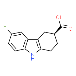 ChemSpider 2D Image | (3S)-6-Fluoro-2,3,4,9-tetrahydro-1H-carbazole-3-carboxylic acid | C13H12FNO2