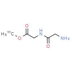 ChemSpider 2D Image | (~11~C)Methyl glycylglycinate | C411CH10N2O3