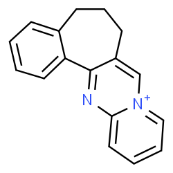 ChemSpider 2D Image | 6,7-Dihydro-5H-benzo[6,7]cyclohepta[1,2-d]pyrido[1,2-a]pyrimidin-9-ium | C17H15N2