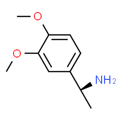 ChemSpider 2D Image | (S)-1-(3,4-Dimethoxyphenyl)ethylamine | C10H15NO2