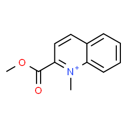 ChemSpider 2D Image | 2-(Methoxycarbonyl)-1-methylquinolinium | C12H12NO2