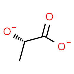 ChemSpider 2D Image | (2S)-2-Oxidopropanoate | C3H4O3