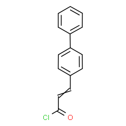 ChemSpider 2D Image | 3-(4-Biphenylyl)acryloyl chloride | C15H11ClO