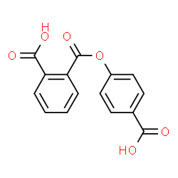 ChemSpider 2D Image | 2-[(4-Carboxyphenoxy)carbonyl]benzoic acid | C15H10O6