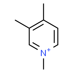 ChemSpider 2D Image | 1,3,4-Trimethylpyridinium | C8H12N