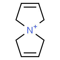 ChemSpider 2D Image | 5-Azoniaspiro[4.4]nona-2,7-diene | C8H12N