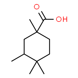 ChemSpider 2D Image | 1,3,4,4-Tetramethylcyclohexanecarboxylic acid | C11H20O2