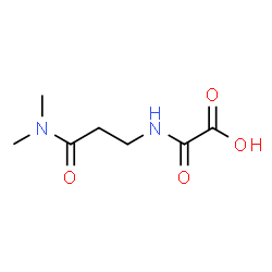 ChemSpider 2D Image | {[3-(Dimethylamino)-3-oxopropyl]amino}(oxo)acetic acid | C7H12N2O4