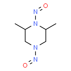 ChemSpider 2D Image | 2,6-Dimethyl-1,4-dinitrosopiperazine | C6H12N4O2