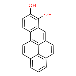 ChemSpider 2D Image | Benzo[pqr]tetraphene-7,8-diol | C20H12O2