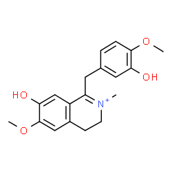 ChemSpider 2D Image | 1,2-Dehydroreticuline | C19H22NO4