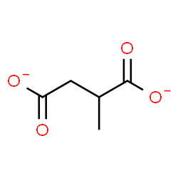 ChemSpider 2D Image | Methylsuccinate | C5H6O4