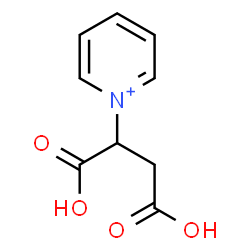 ChemSpider 2D Image | 1-(1,2-Dicarboxyethyl)pyridinium | C9H10NO4