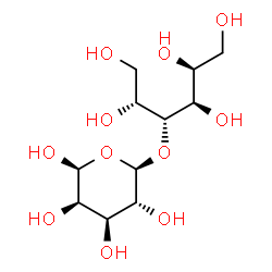 ChemSpider 2D Image | (2S,3R,4R,5R)-4-{[(2R,3R,4S,5R,6S)-3,4,5,6-Tetrahydroxytetrahydro-2H-pyran-2-yl]oxy}-1,2,3,5,6-hexanepentol | C11H22O11
