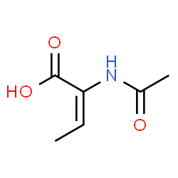 ChemSpider 2D Image | (2E)-2-Acetamido-2-butenoic acid | C6H9NO3