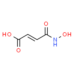 ChemSpider 2D Image | (2E)-4-(Hydroxyamino)-4-oxo-2-butenoic acid | C4H5NO4
