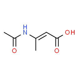 ChemSpider 2D Image | (2E)-3-Acetamido-2-butenoic acid | C6H9NO3
