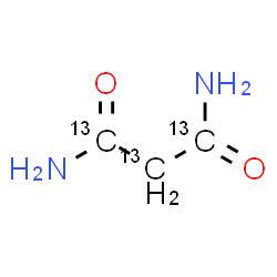 ChemSpider 2D Image | (~13~C_3_)Propanediamide | 13C3H6N2O2