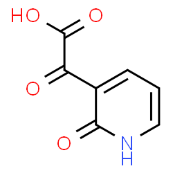 ChemSpider 2D Image | 3-pyridineacetic acid, 2-hydroxy-alpha-oxo- | C7H5NO4