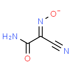 ChemSpider 2D Image | [(E)-(2-Amino-1-cyano-2-oxoethylidene)amino]oxidanide | C3H2N3O2