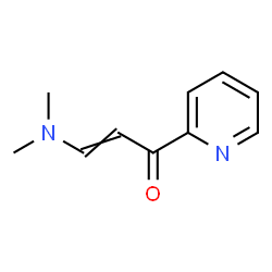 ChemSpider 2D Image | 3-Dimethylamino-1-(2-pyridyl)prop-2-en-1-one | C10H12N2O