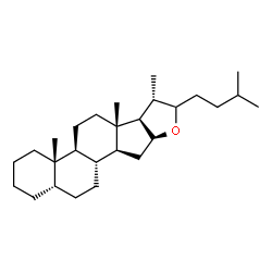 ChemSpider 2D Image | 5beta-furostan | C27H46O