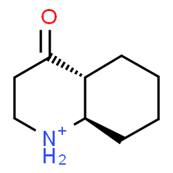 ChemSpider 2D Image | (4aR,8aR)-4-Oxodecahydroquinolinium | C9H16NO