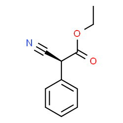 ChemSpider 2D Image | Ethyl (2S)-cyano(phenyl)acetate | C11H11NO2