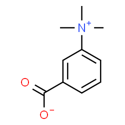 ChemSpider 2D Image | 3-(Trimethylammonio)benzoate | C10H13NO2