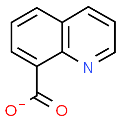 ChemSpider 2D Image | 8-quinolinate | C10H6NO2