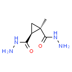 ChemSpider 2D Image | (1R,2S)-1-Methyl-1,2-cyclopropanedicarbohydrazide | C6H12N4O2