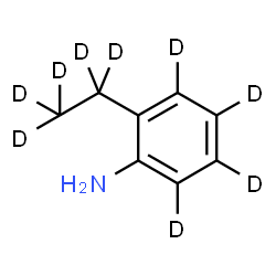 ChemSpider 2D Image | 2-(~2~H_5_)Ethyl(~2~H_4_)aniline | C8H2D9N